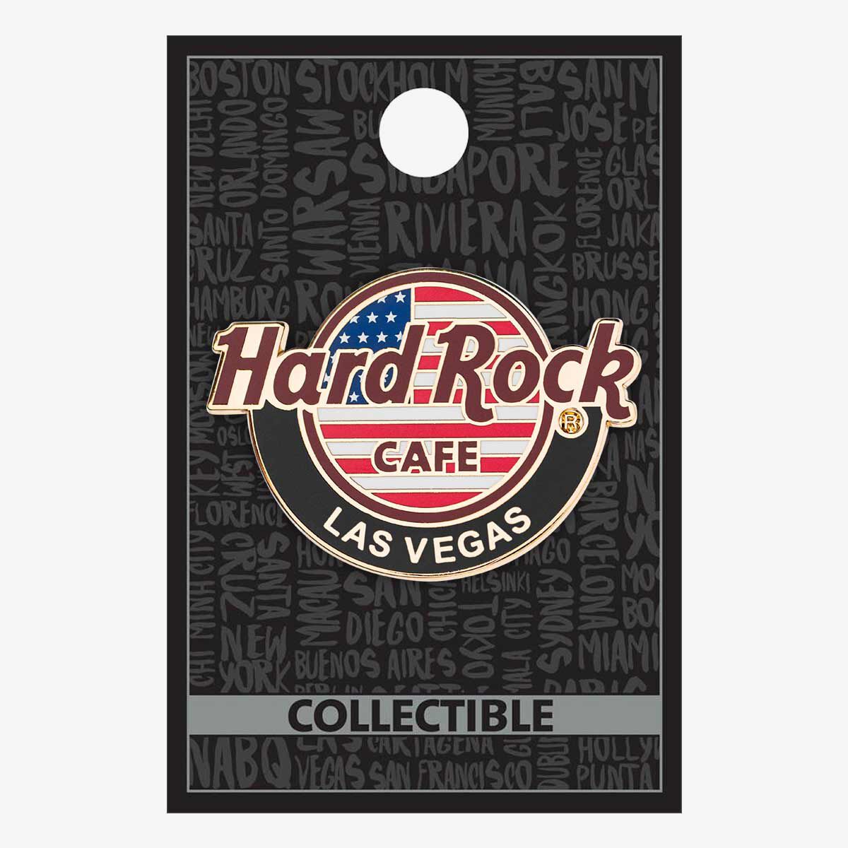 Hard Rock Core Logo Flag Collectible Pin | Online Rock Shop